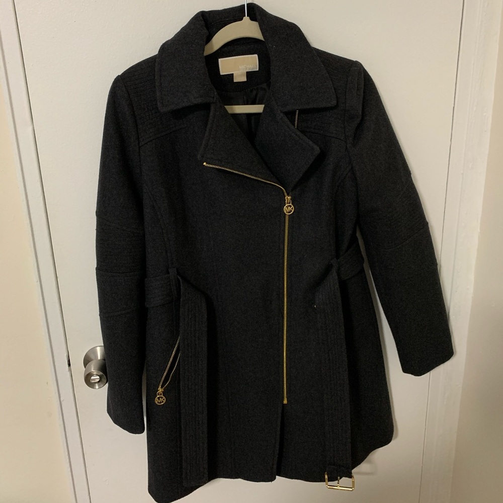 Michael Kors Pea Coat - Charcoal EUC